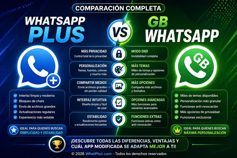 whatsapp plus vs gb whatsapp apk
