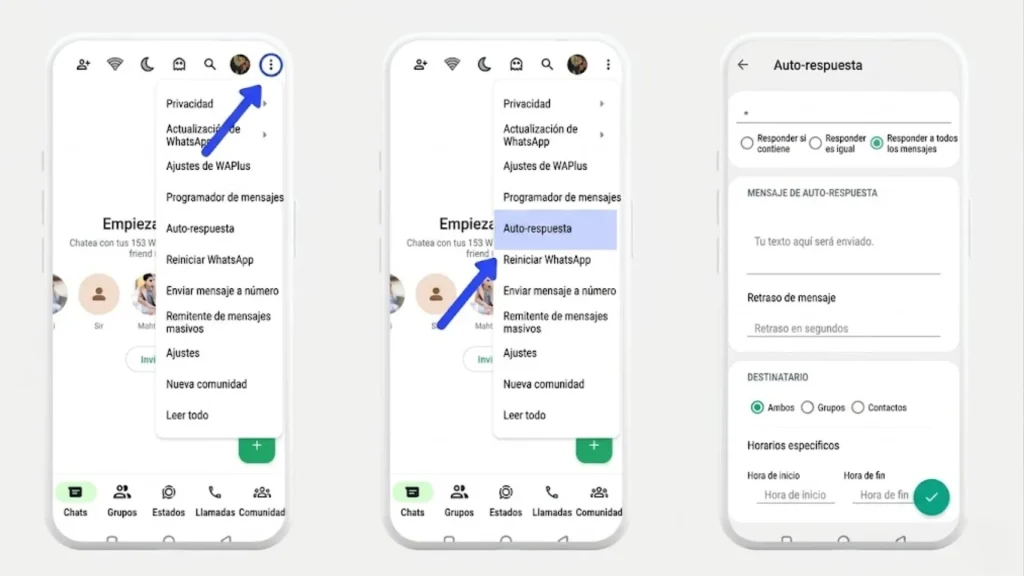 Cómo habilitar la función de respuesta automática de WhatsApp Plus